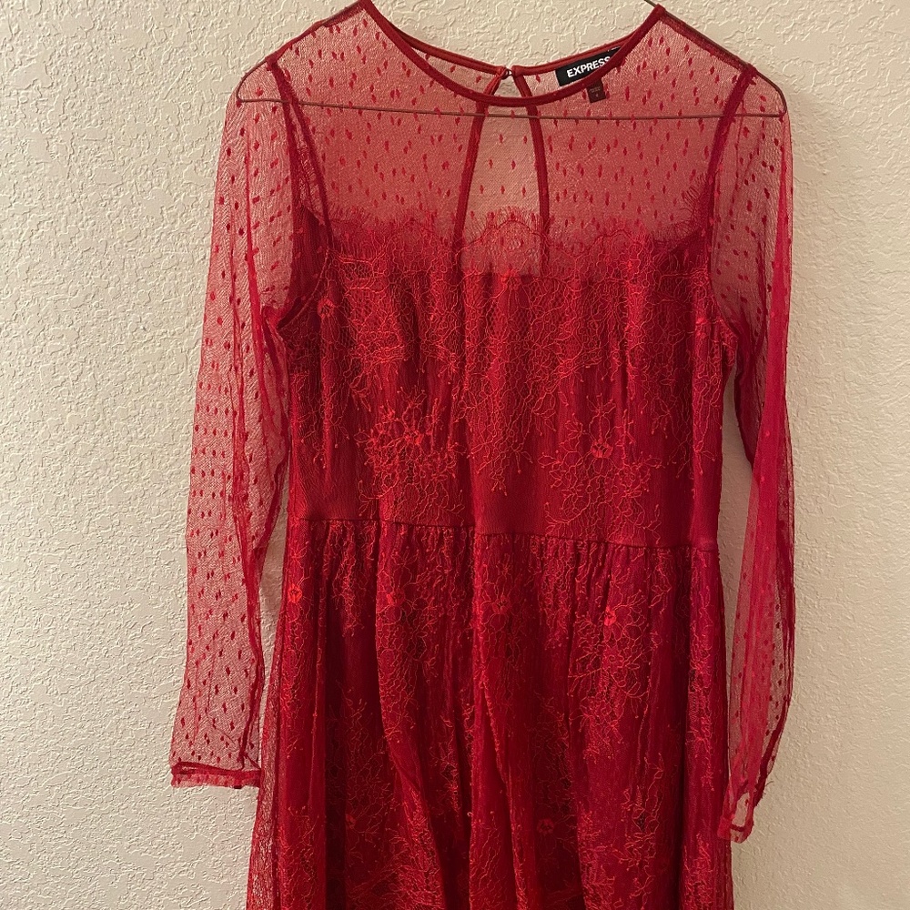 Red dress
